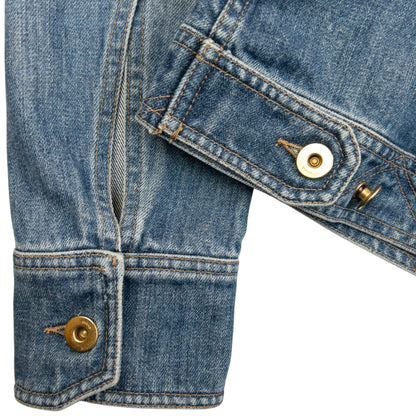 Vintage 2000s Gucci By Tom Ford Button Up Denim Jacket Womens Size S
