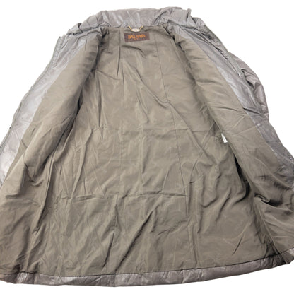 Vintage 90s Balmain Zip Up Padded Rain Jacket Size M