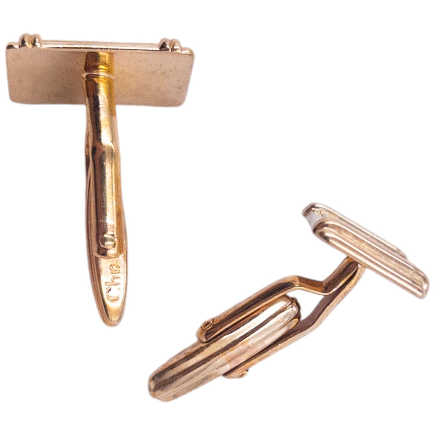Vintage Dior Embossed Cufflinks