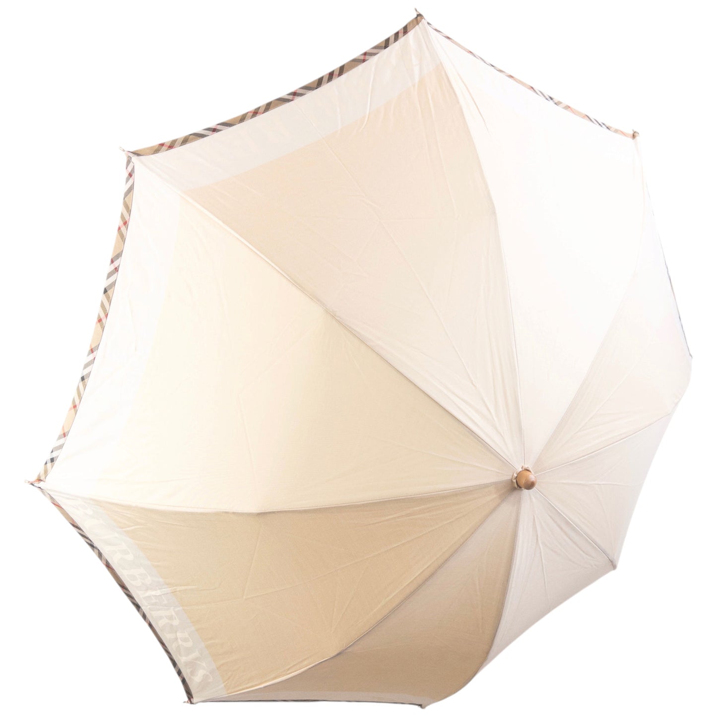 Vintage 90s Burberry Nova Check Trim Umbrella