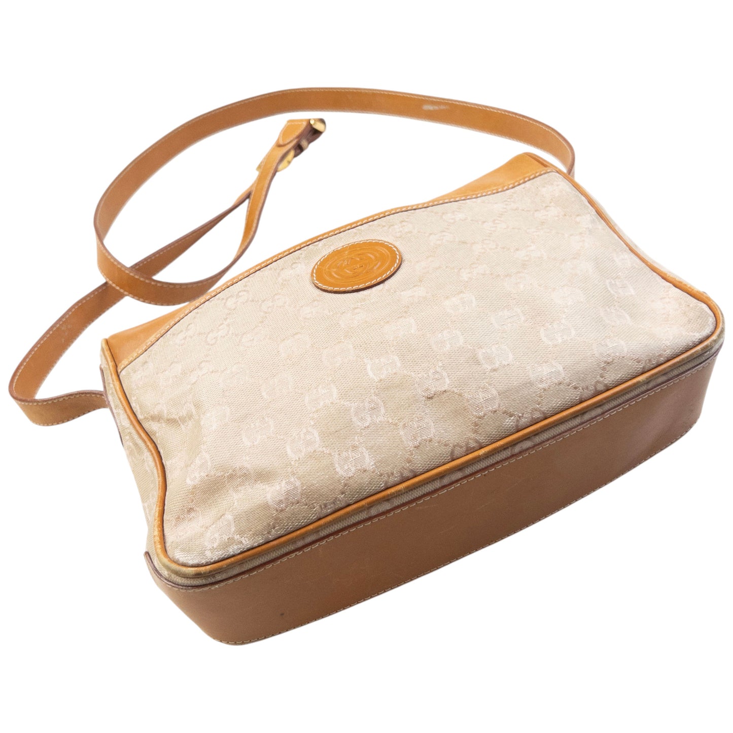 Vintage 80s Gucci Monogram Crossbody Bag