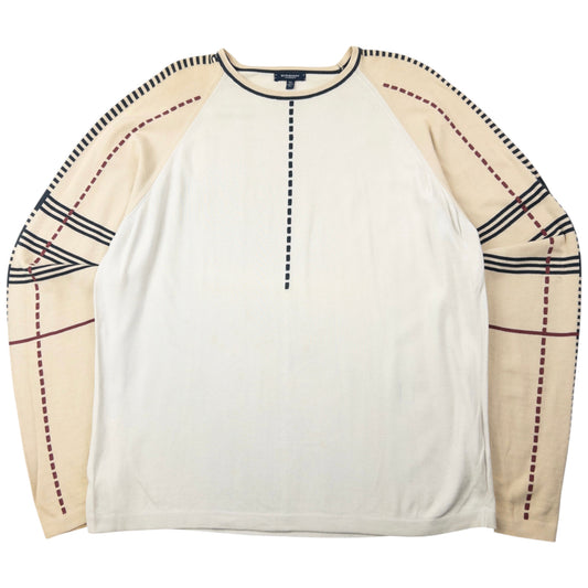 Vintage 2000s Burberry Nova Check Jumper Size XL