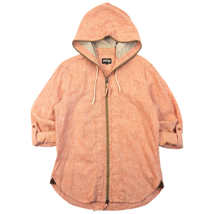 Vintage 2000s PPFM Full Zip Roll Sleeve Hoodie Size S