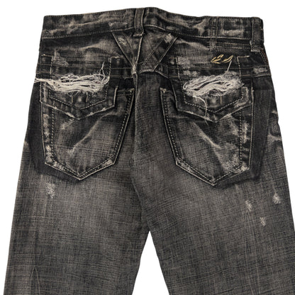 Vintage Marithe + Francois Girbaud Flared Denim Jeans Size W28