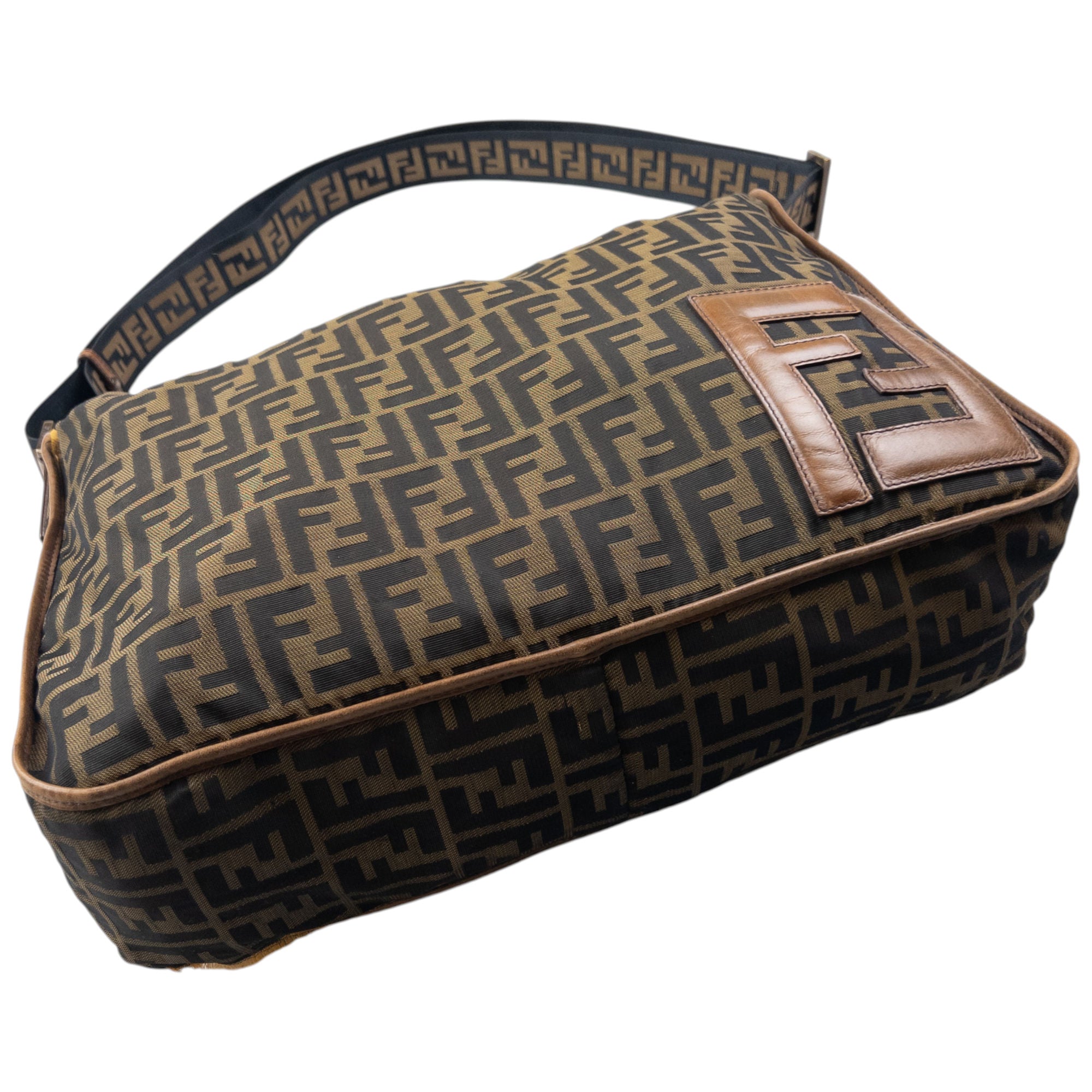 Vintage 2000s Fendi Monogram Crossbody Bag