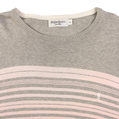 Vintage YSL Yves Saint Laurent Striped Jumper Size L