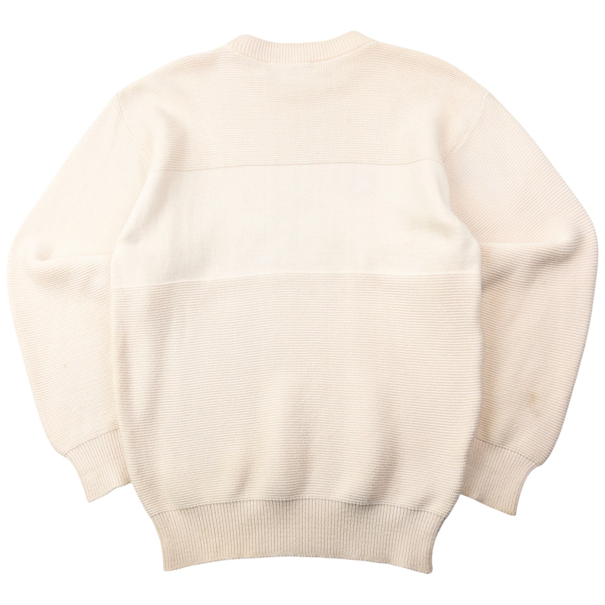 Vintage 90s Burberry Embroidered Knit Jumper Size M