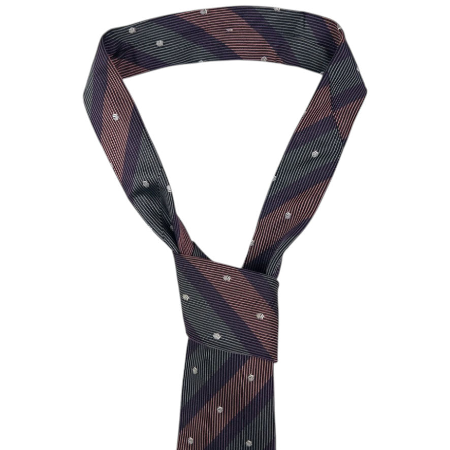 Vintage Gucci Striped Silk Tie