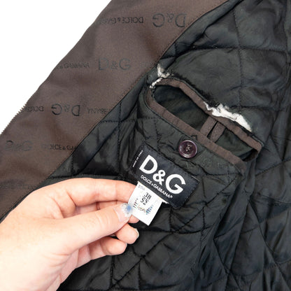 Vintage 2000s Dolce & Gabbana Monogram Padded Jacket Size M