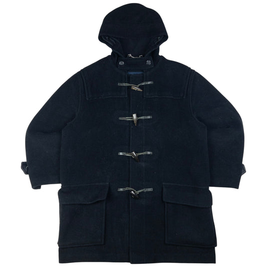 Vintage Burberry Wool Duffle Coat Size L