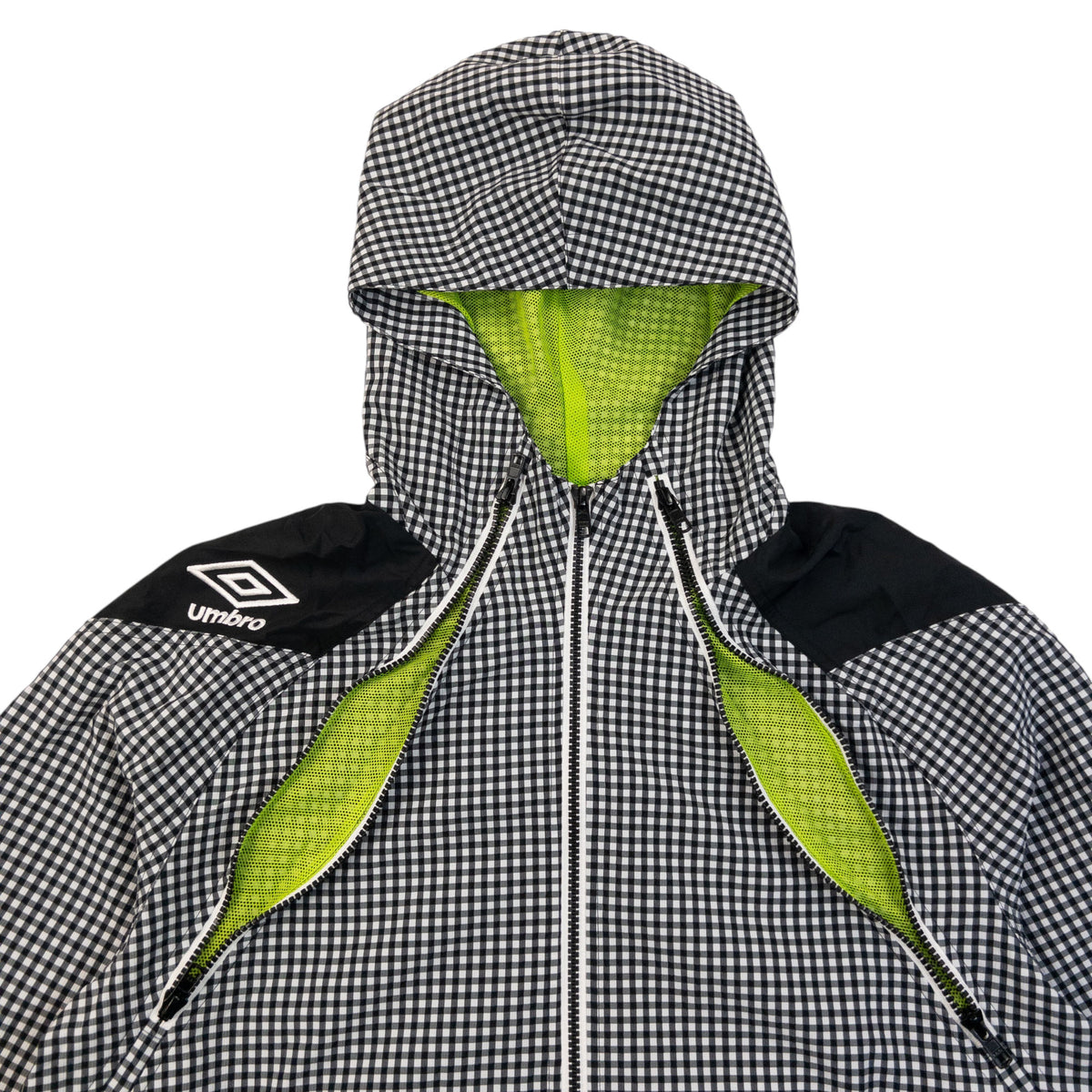 Vintage 2000s Umbro Triple Zip Checkered Jacket Size M