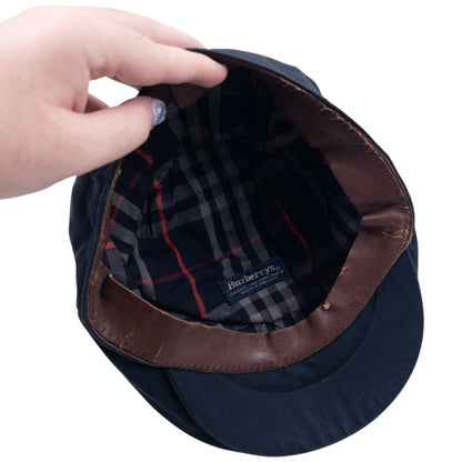 Vintage 90s Burberry Flat Cap Hat