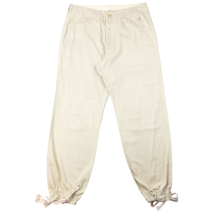 Vintage 2000s Yohji Yamamoto Linen Trousers Size W34