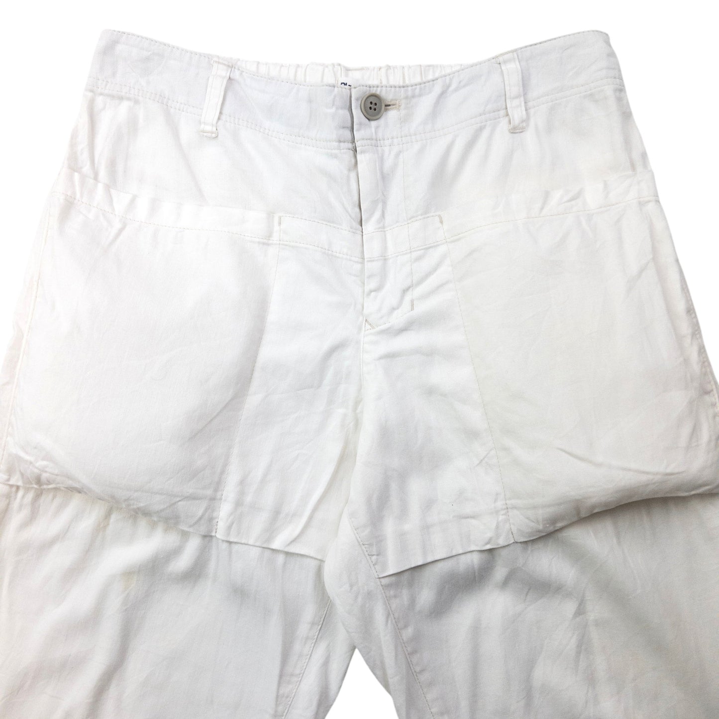 Vintage 90s Plantation By Issey Miyake Cropped Linen Trousers Size W32