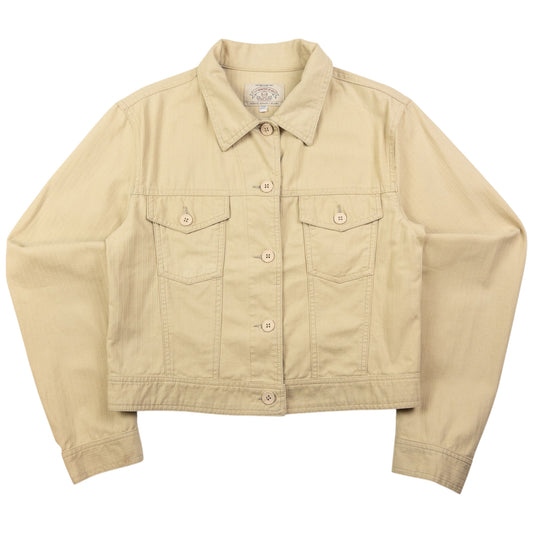 Vintage Armani Jeans Cropped Button Up Jacket Womens Size S