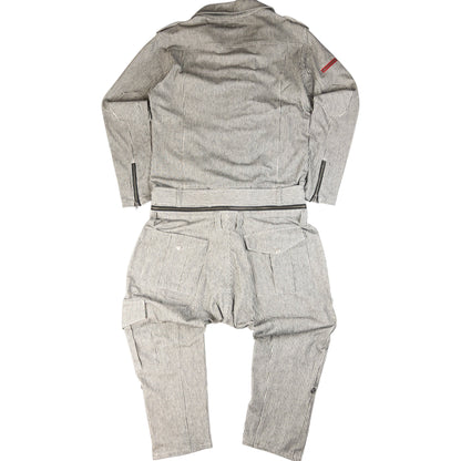 Vintage PPFM Convertible Zip Off Jumpsuit Size M