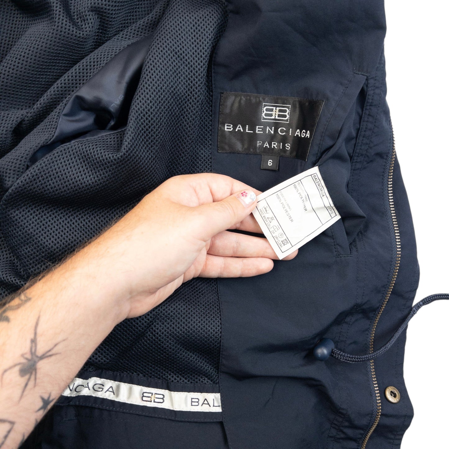 Vintage 90s Balenciaga Zip Up Jacket Size L