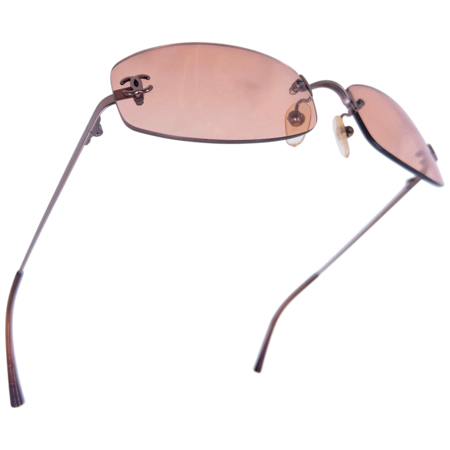 Vintage 2000s Chanel Rimless Sunglasses
