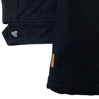 Vintage Armani Jeans Omega Button Up Wool Jacket Size XL