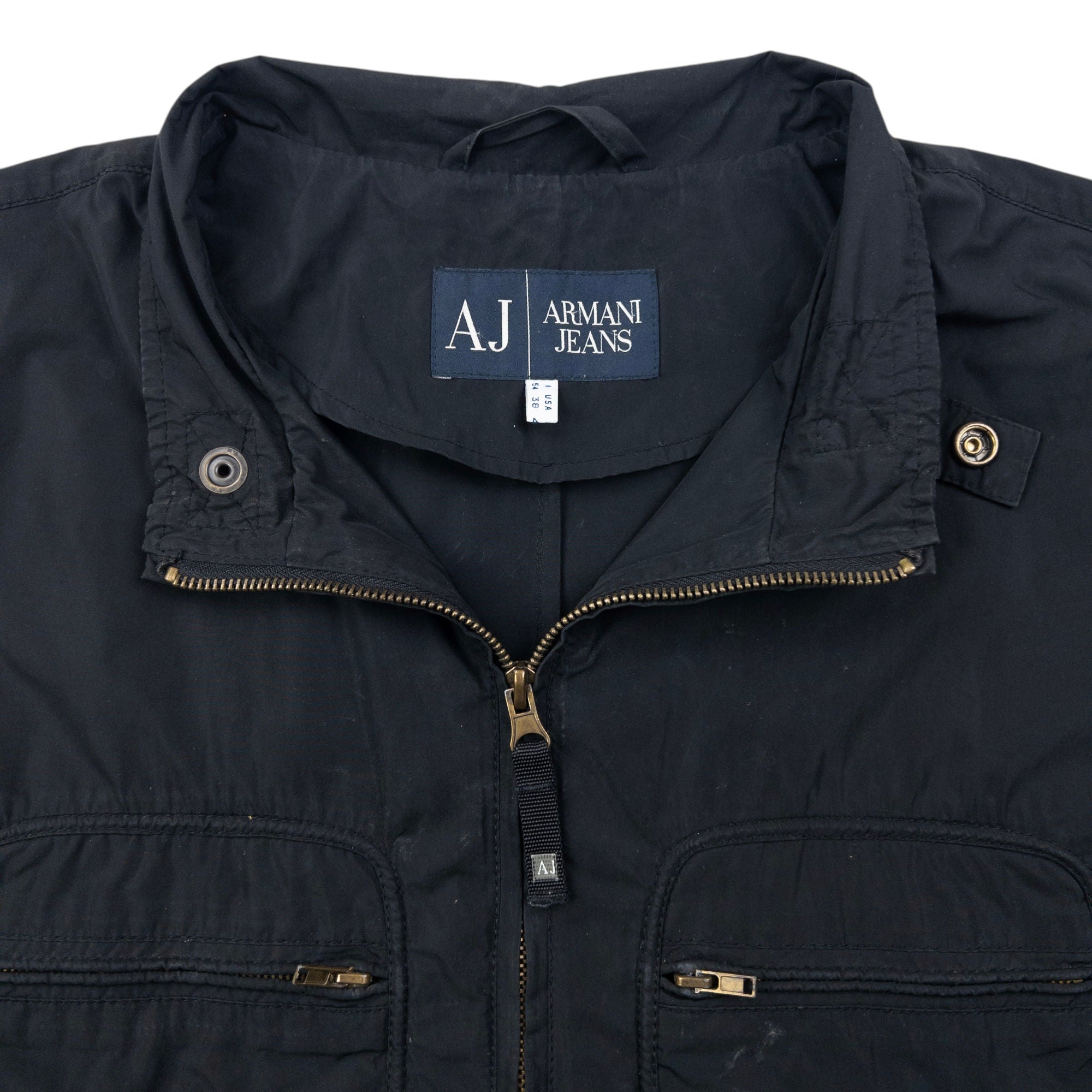 Vintage Armani Jeans Lightweight Zip Up Jacket Size S
