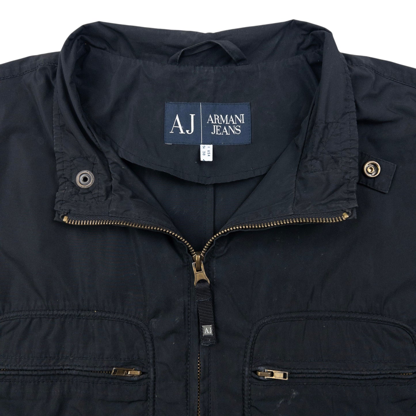 Vintage Armani Jeans Lightweight Zip Up Jacket Size S