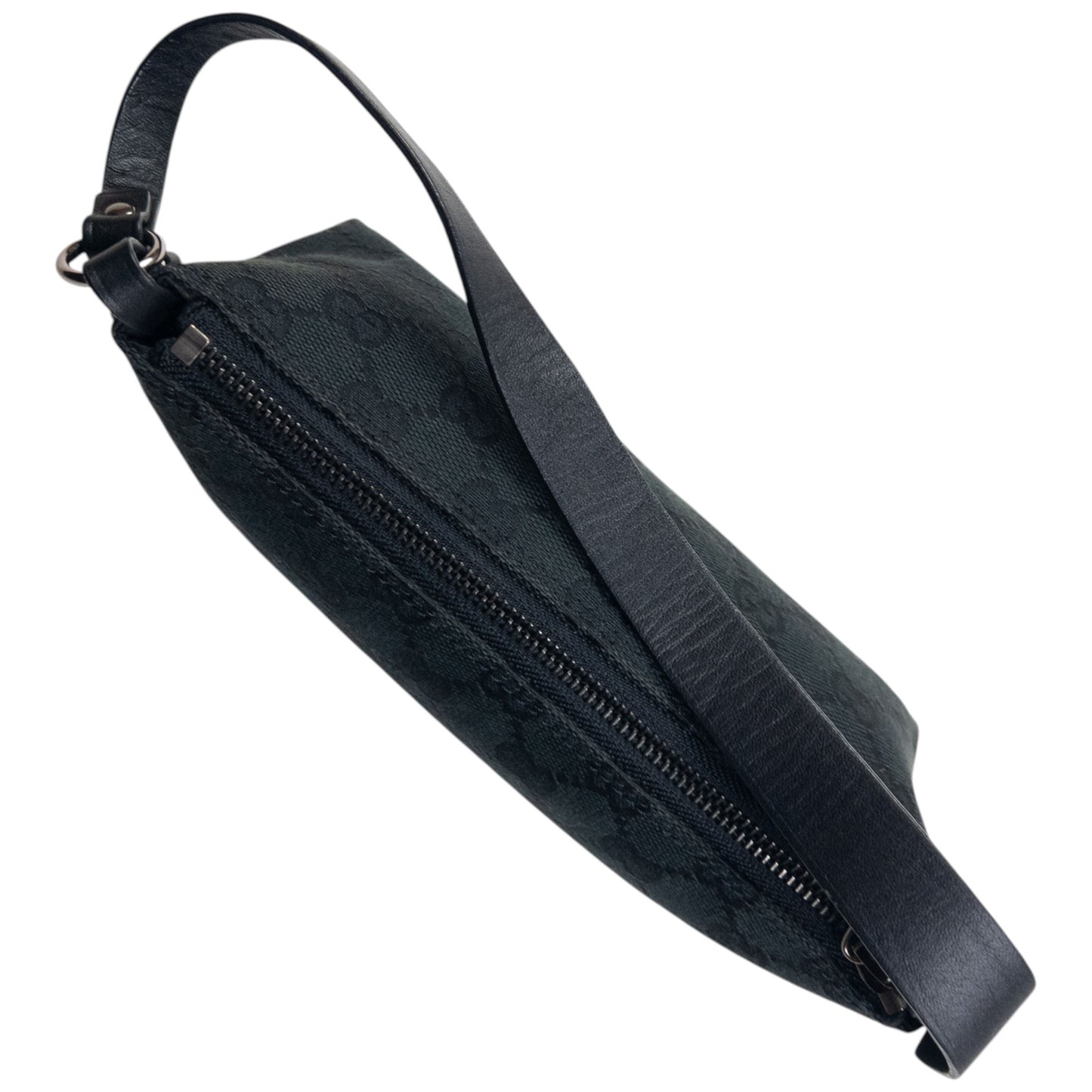 Vintage Gucci Monogram Mini Baguette Handbag