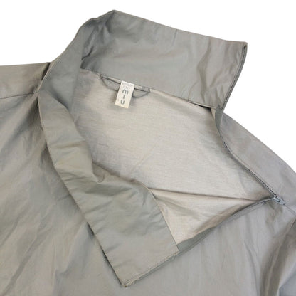 Vintage 1999 Miu Miu Asymmetric Q Zip Jacket in grey, photo 3