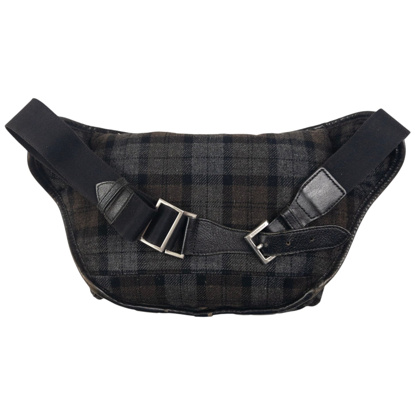 Vintage Burberry Nova Check Wool Crossbody Bag