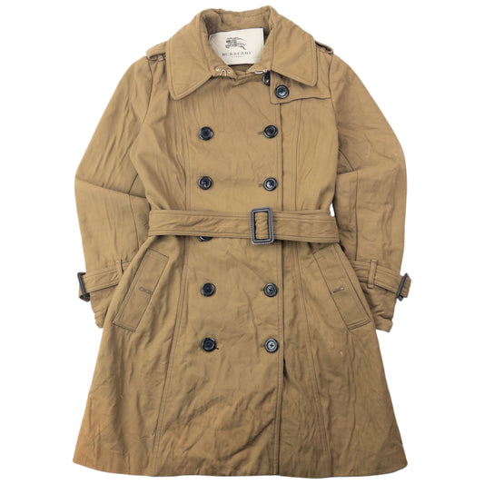 Vintage 2000s Burberry Belt Waist Trench Jacket Womens Size S