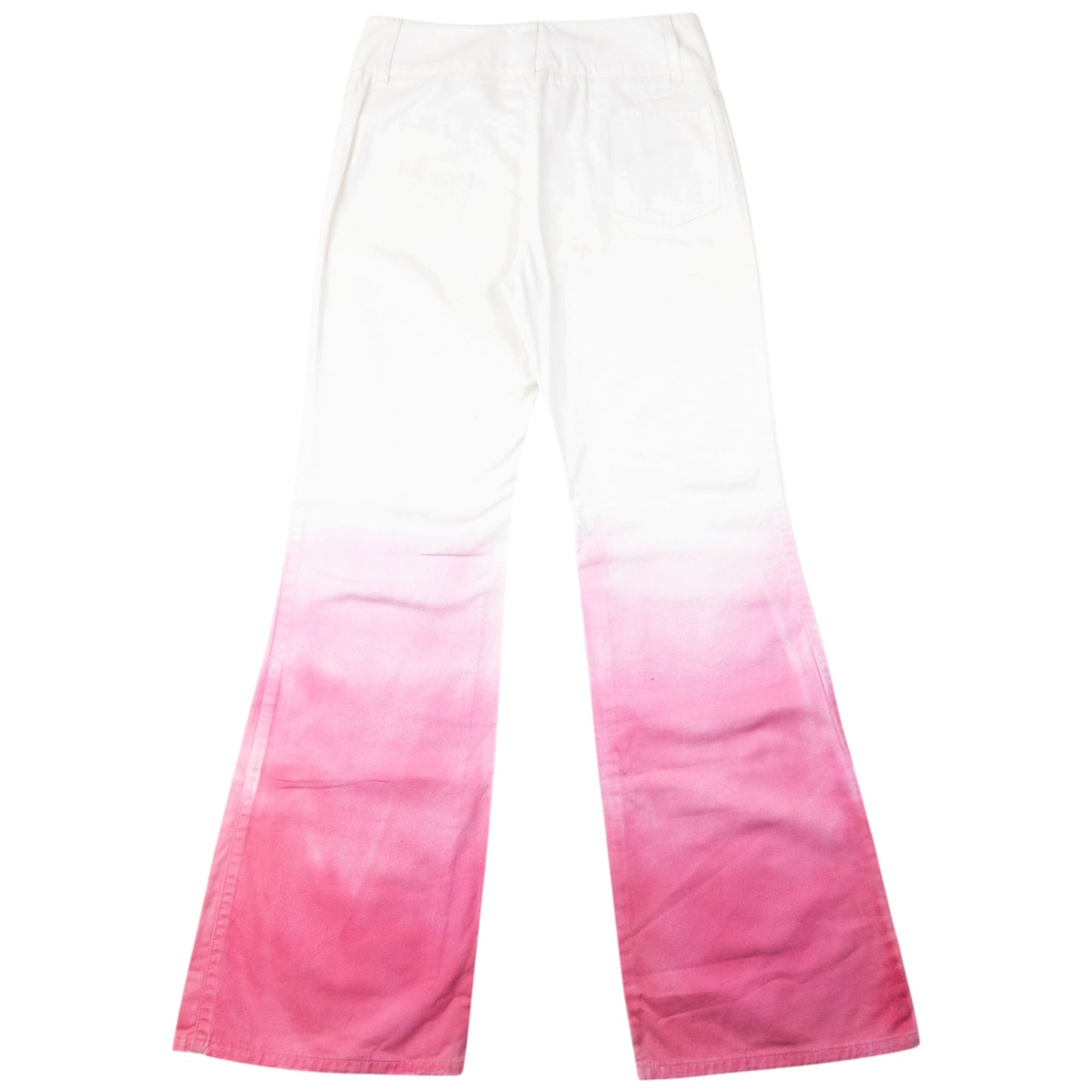 Vintage 2000s Fendi Flared Gradient Denim Jeans Womens Size W28