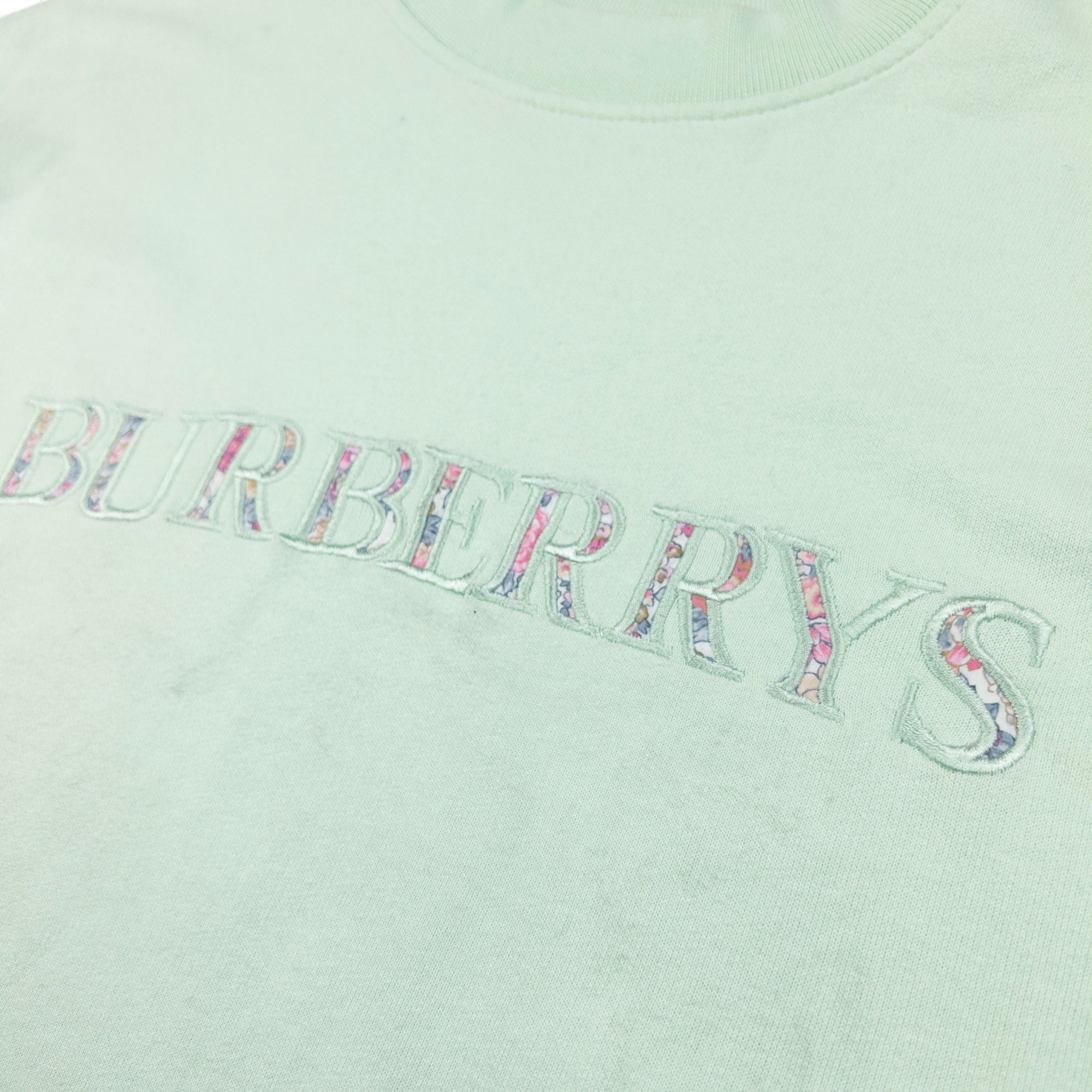 Vintage Burberry Embroidered Sweatshirt Size XS
