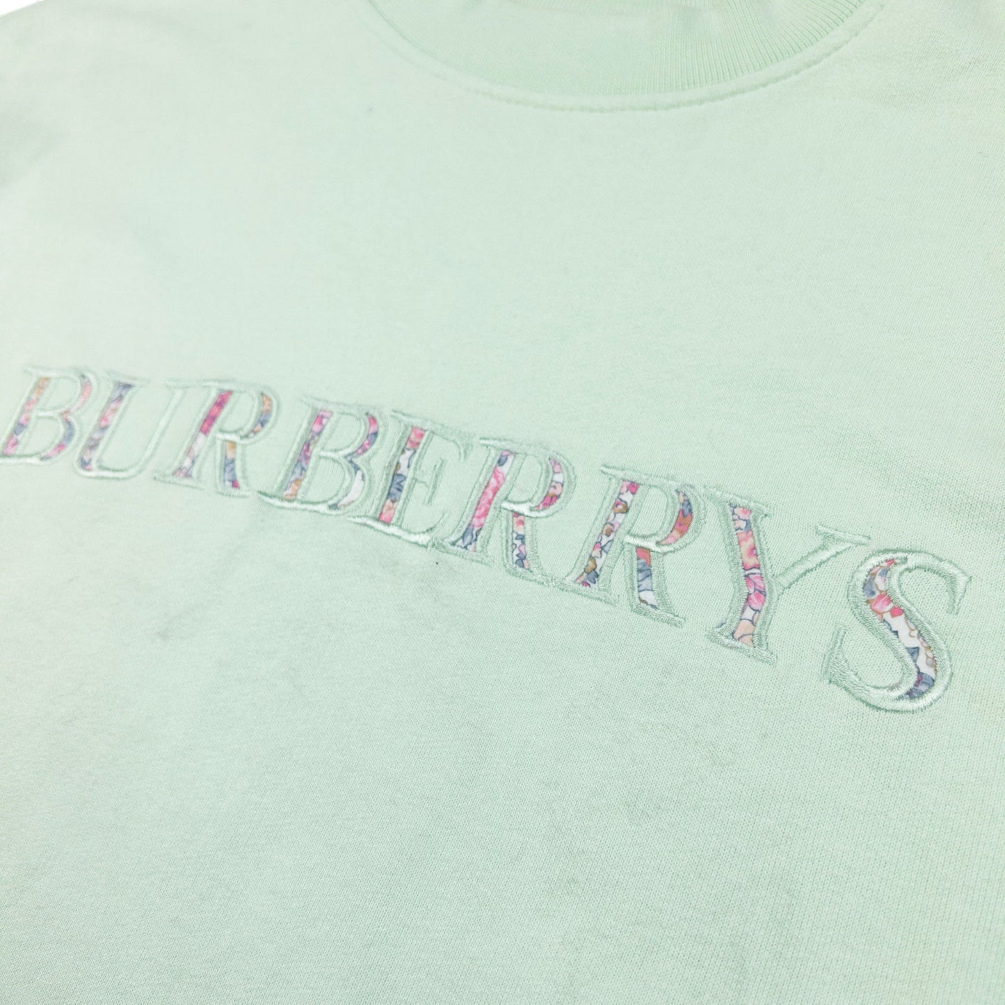 Vintage Burberry Embroidered Sweatshirt Size XS