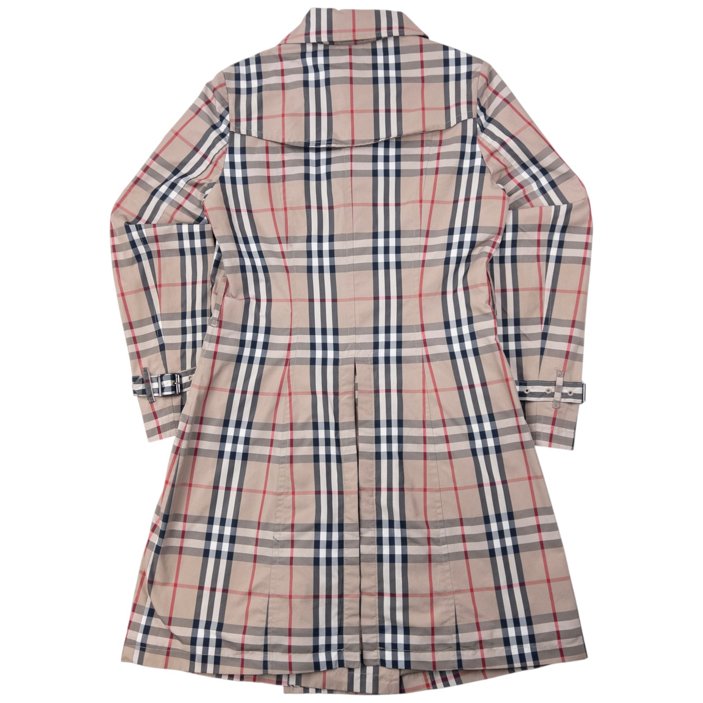 Vintage Burberry Nova Check Trench Jacket Womens Size S