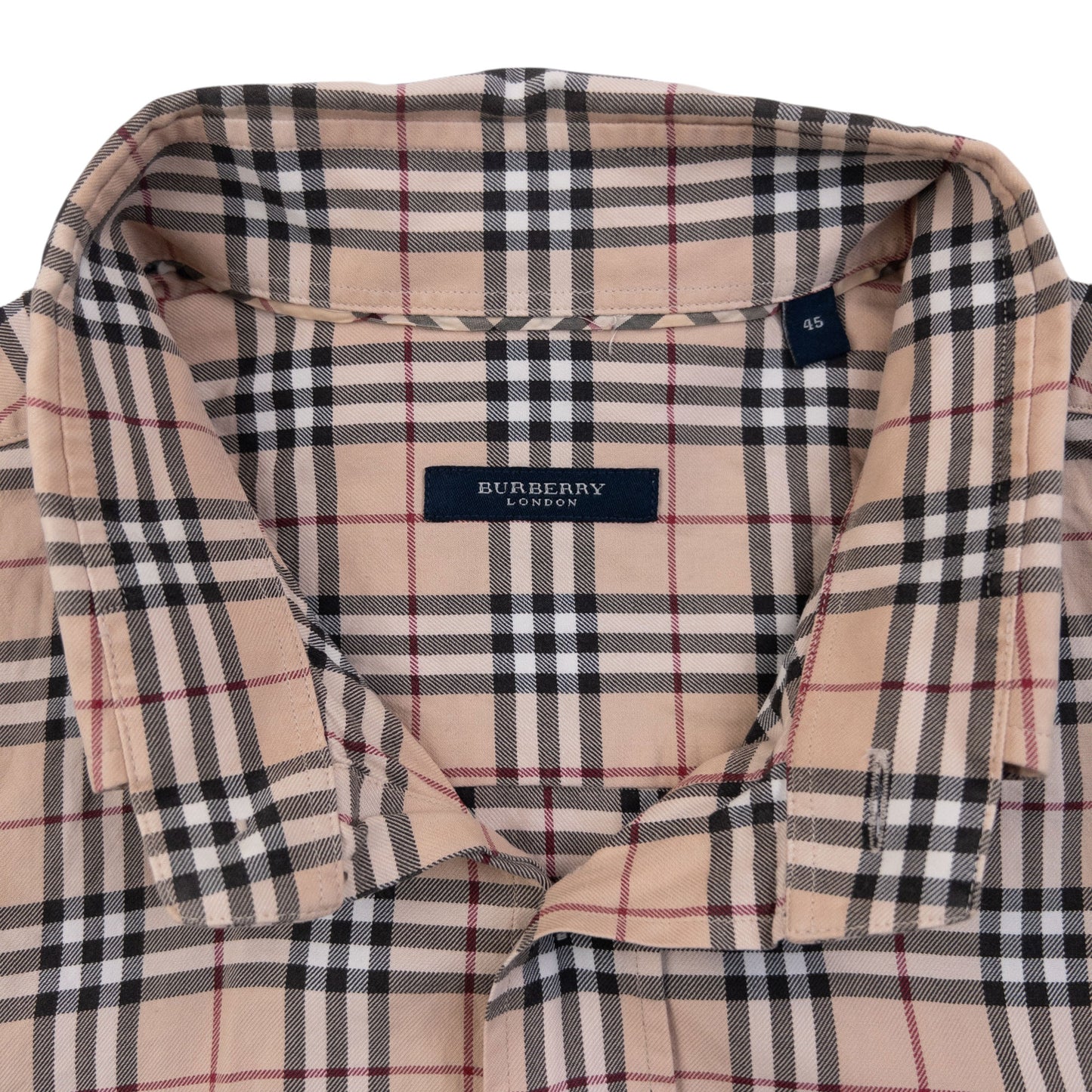 Vintage 2000s Burberry Nova Check Long Sleeve Button Up Shirt Size XL