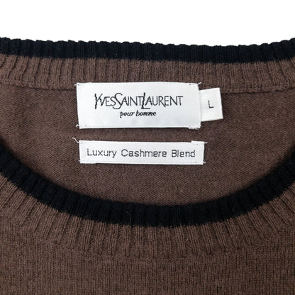 Vintage 2000s YSL Yves Saint Laurent Cashmere Jumper Size XL