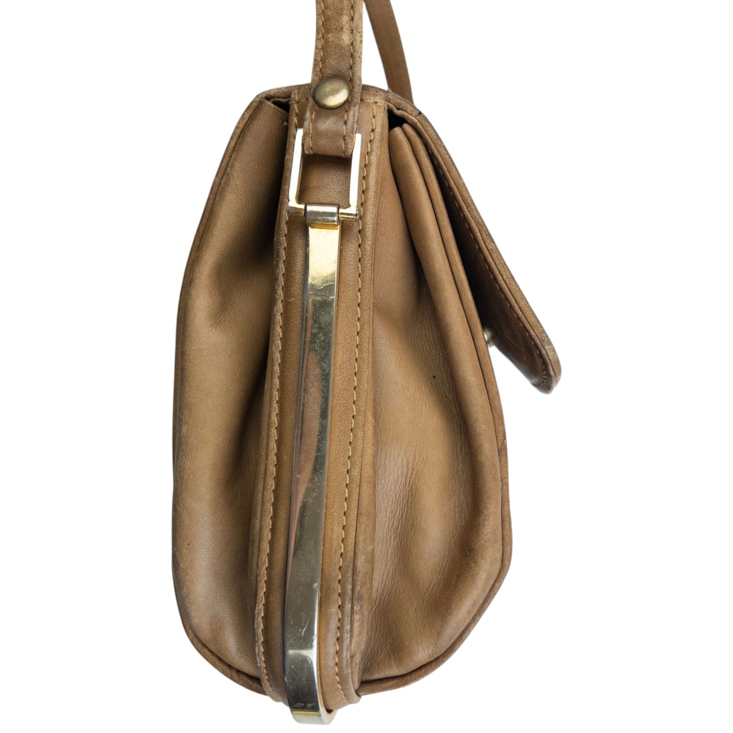Vintage Gucci Monogram Leather Crossbody Bag