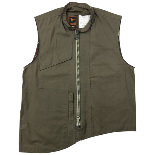 Vintage 1999 Maharishi Asymmetric Zip Up Gilet Size M