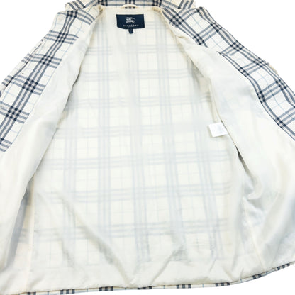Vintage Burberry Nova Check Button Up Jacket Womens Size 10