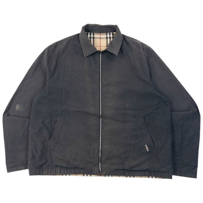 Vintage 2000s Burberry Nova Check Reversible Harrington Jacket Size L