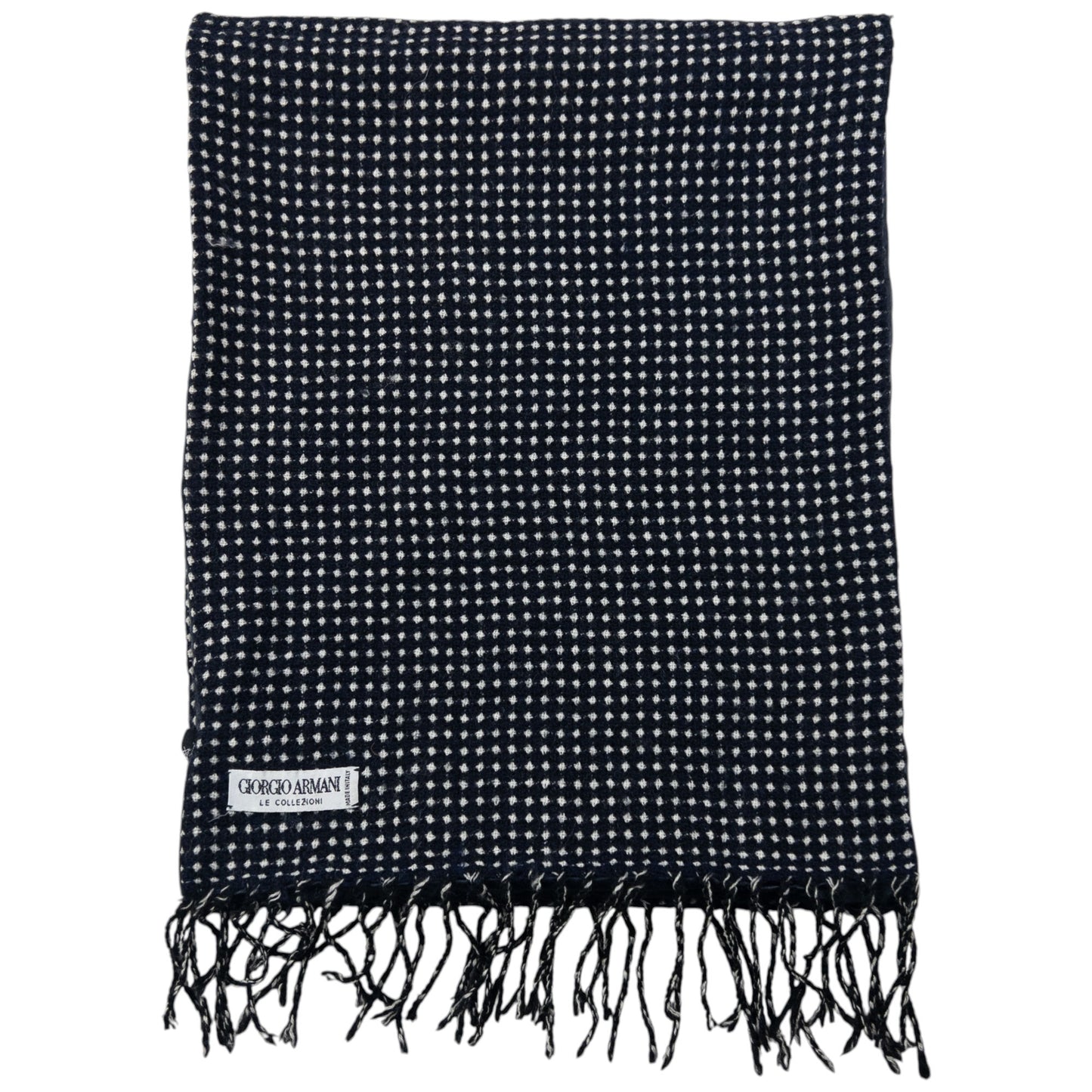 Vintage Giorgio Armani Le Collezioni Wool Tassel Scarf