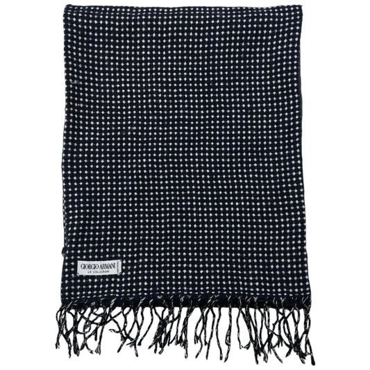 Vintage Giorgio Armani Le Collezioni Wool Tassel Scarf