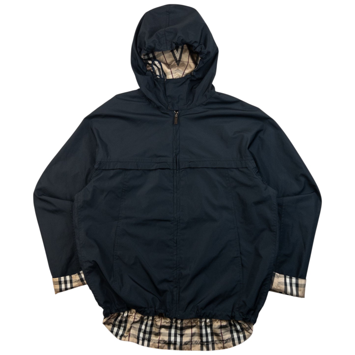 Vintage 2000s Burberry Nova Check Reversible Packable Jacket Size M