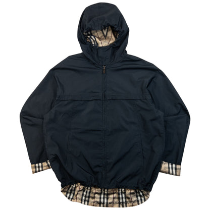 Vintage 2000s Burberry Nova Check Reversible Packable Jacket Size M