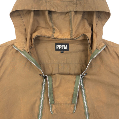 Vintage 2000s PPFM Double Zip Lightweight Pullover Jacket Size XS