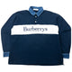 Vintage 90s Burberry Polo Sweatshirt Size XS
