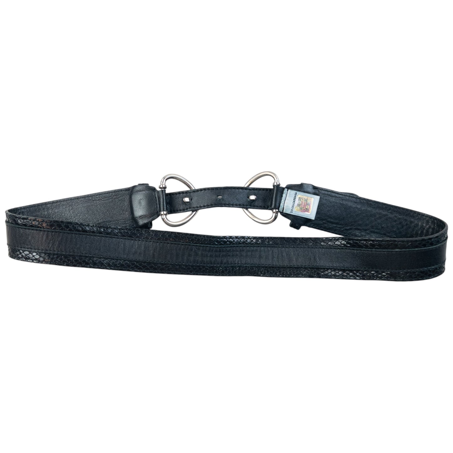 Vintage 2000s Dolce & Gabbana Leather Snakeskin Belt Size L
