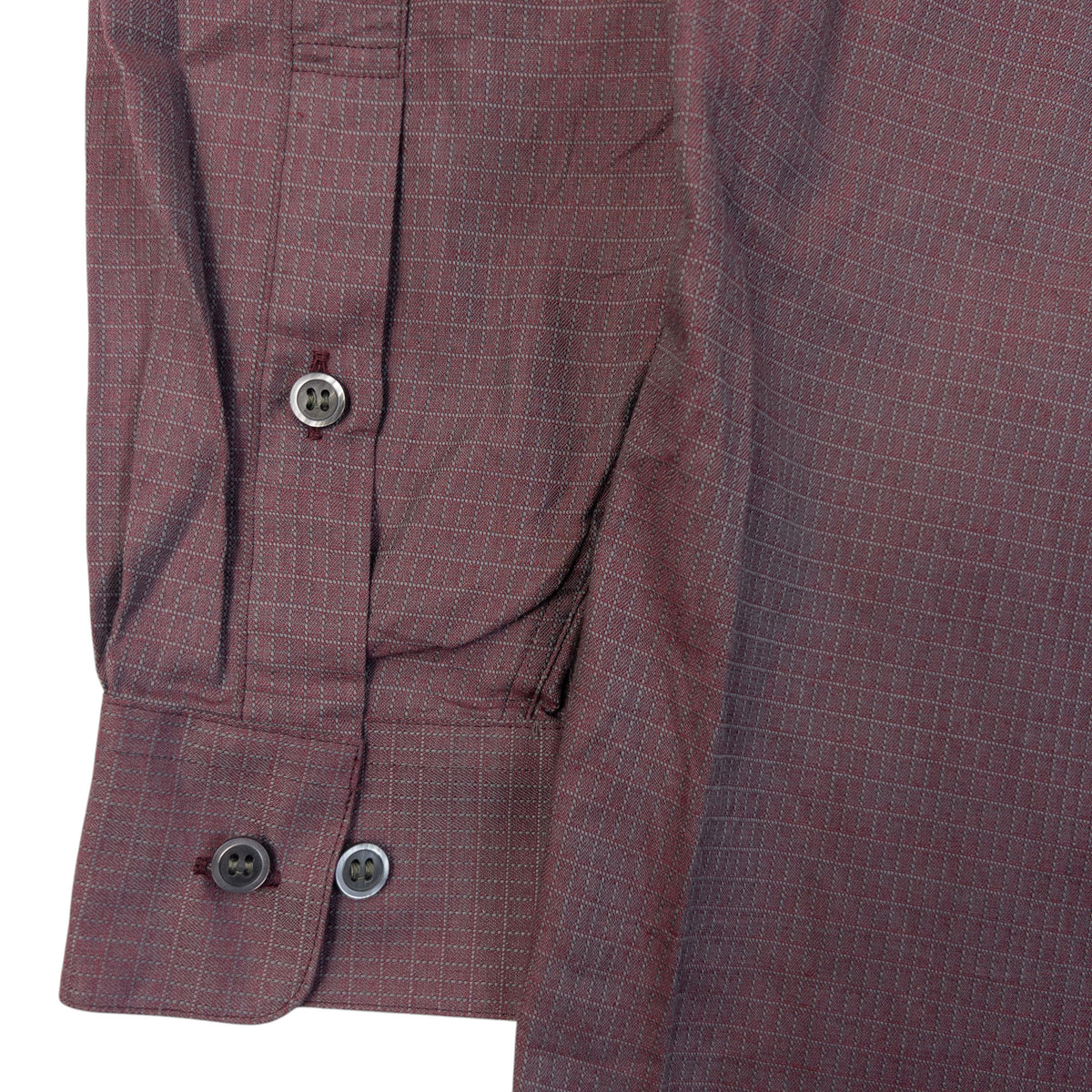 Vintage 90s Issey Miyake Checkered Long Sleeve Button Up Shirt Size S
