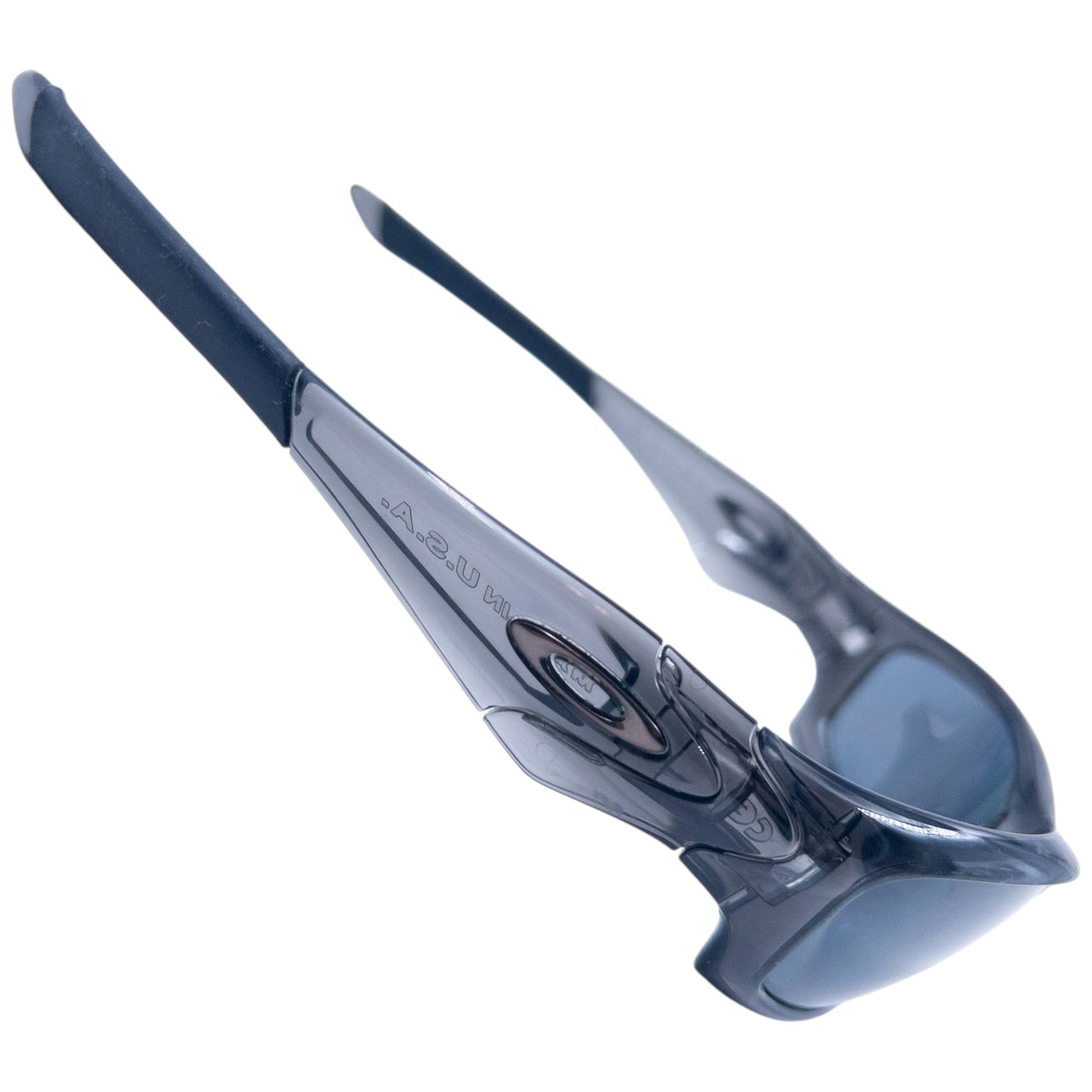 Vintage 2007 Oakley Straight Jacket Grey Smoke Sunglasses