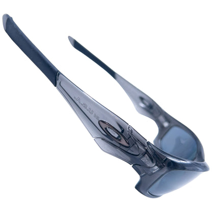 Vintage 2007 Oakley Straight Jacket Grey Smoke Sunglasses