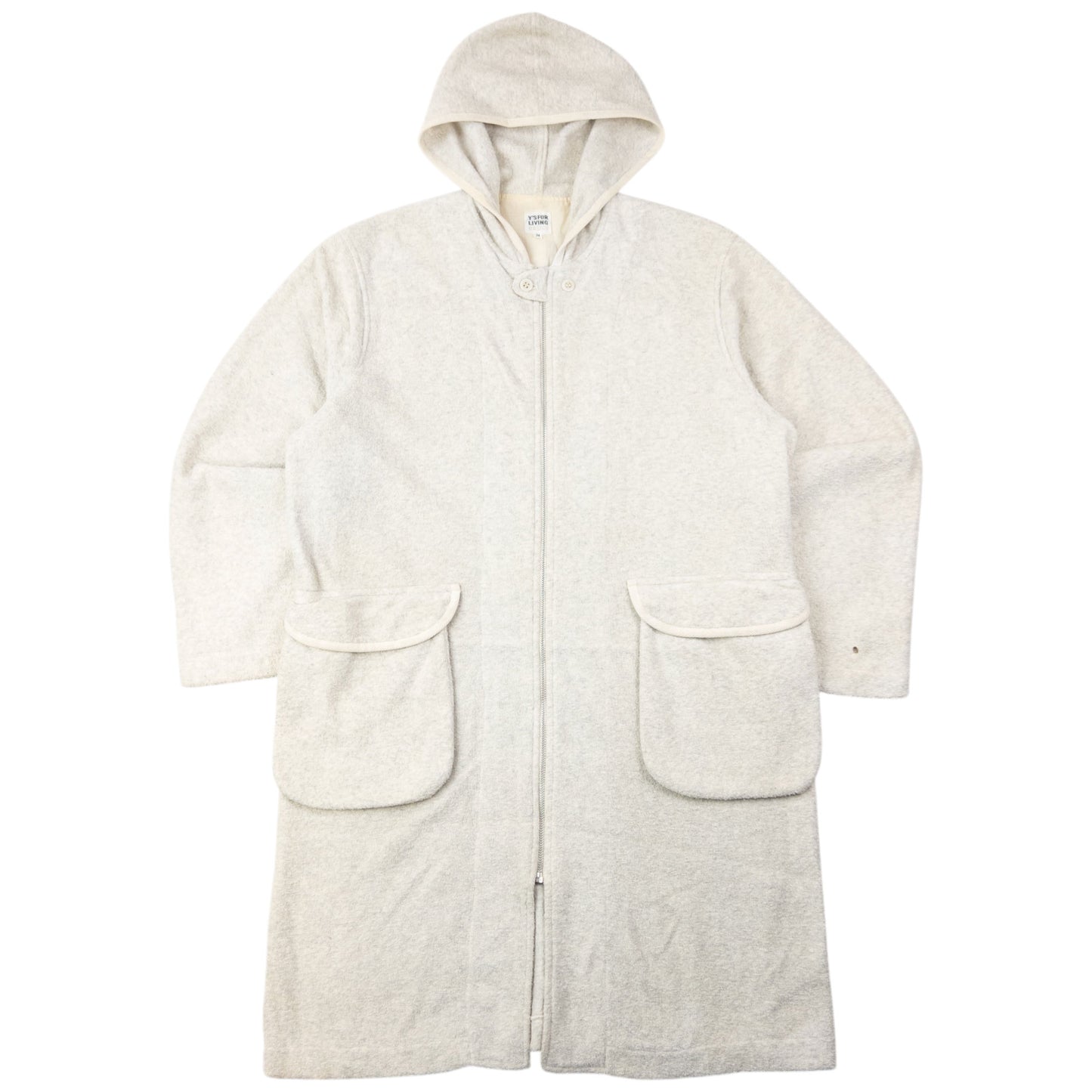 Vintage 90s Yohji Yamamoto Zip Up Fleece Jacket Size L